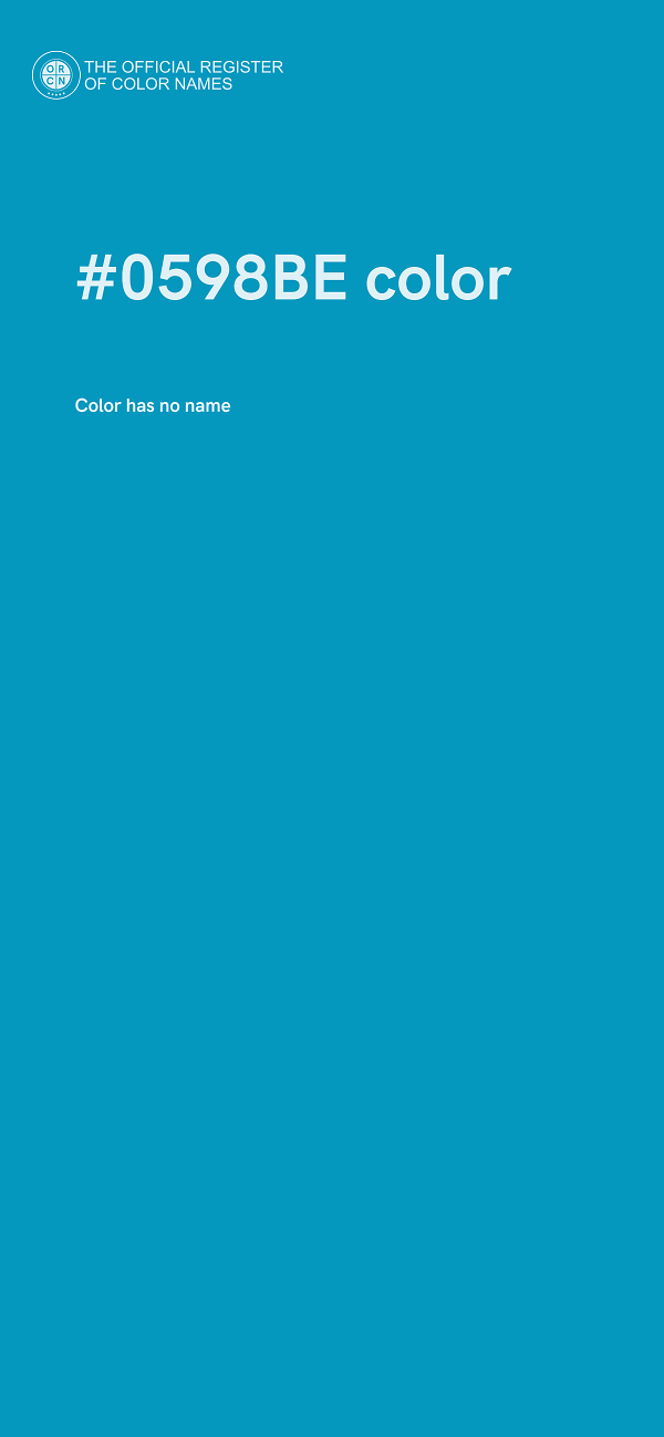 #0598BE color image