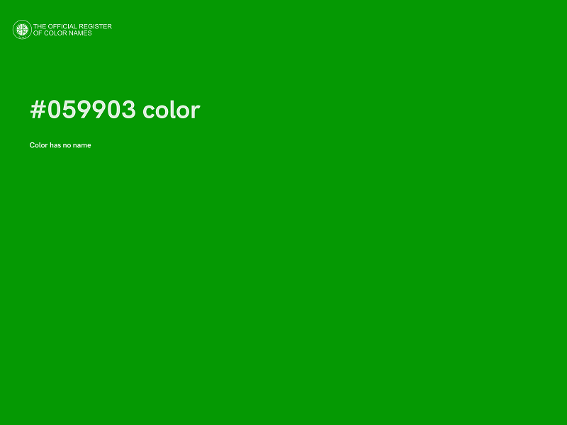 #059903 color image