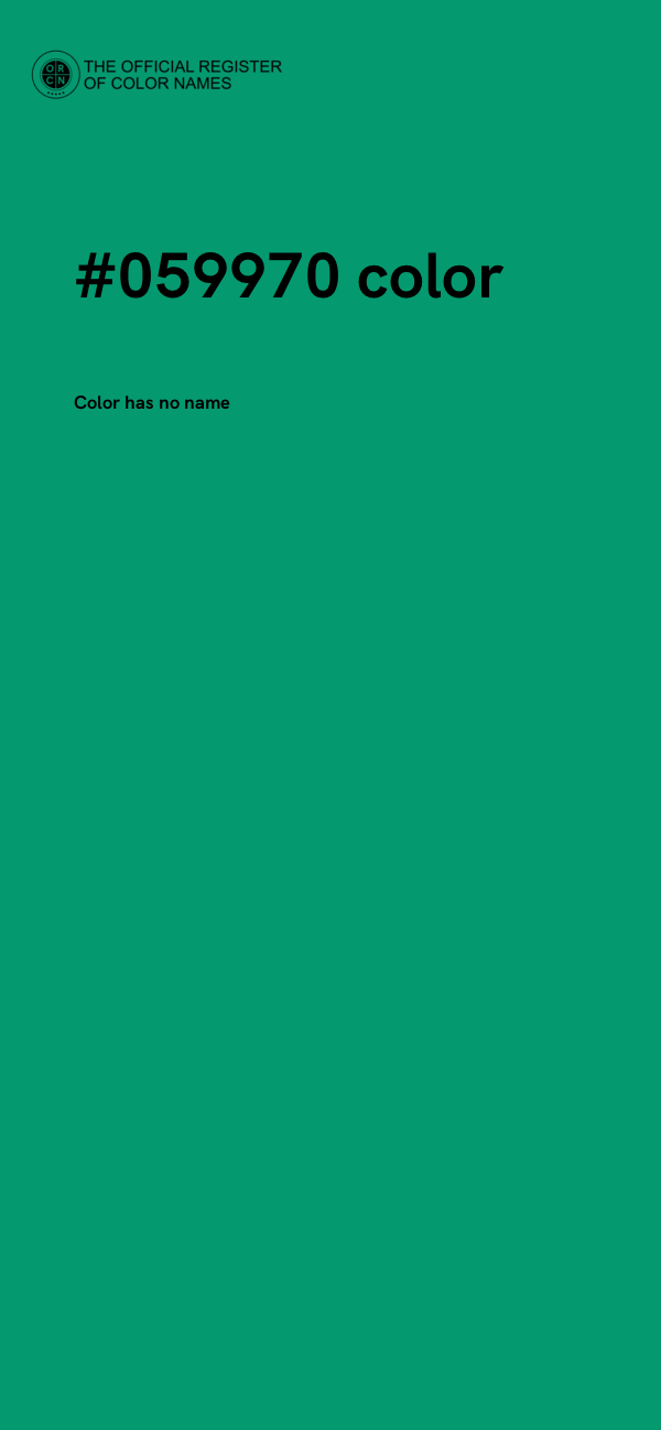 #059970 color image