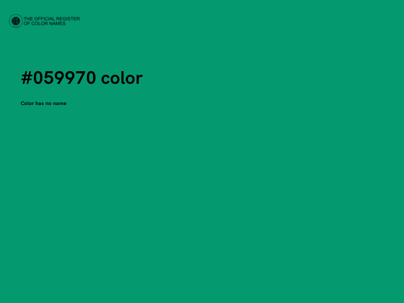#059970 color image
