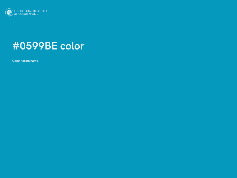 #0599BE color image