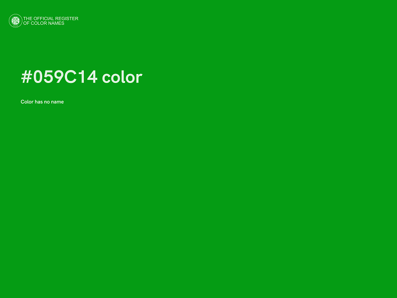 #059C14 color image