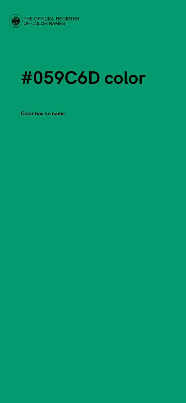 #059C6D color image