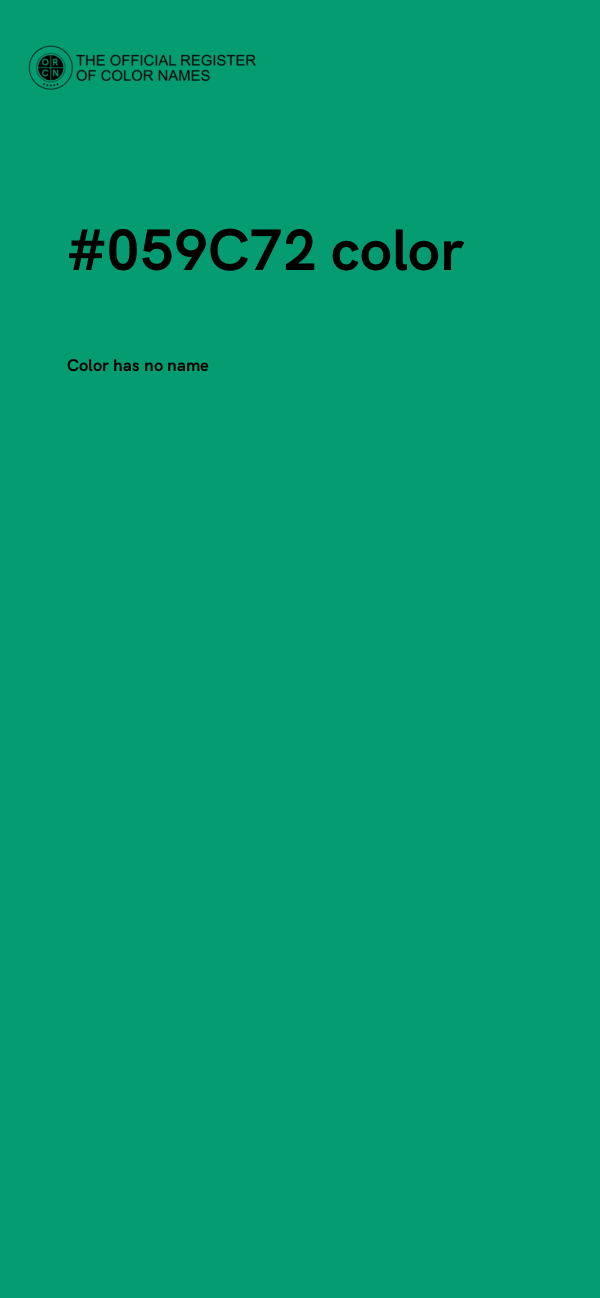 #059C72 color image
