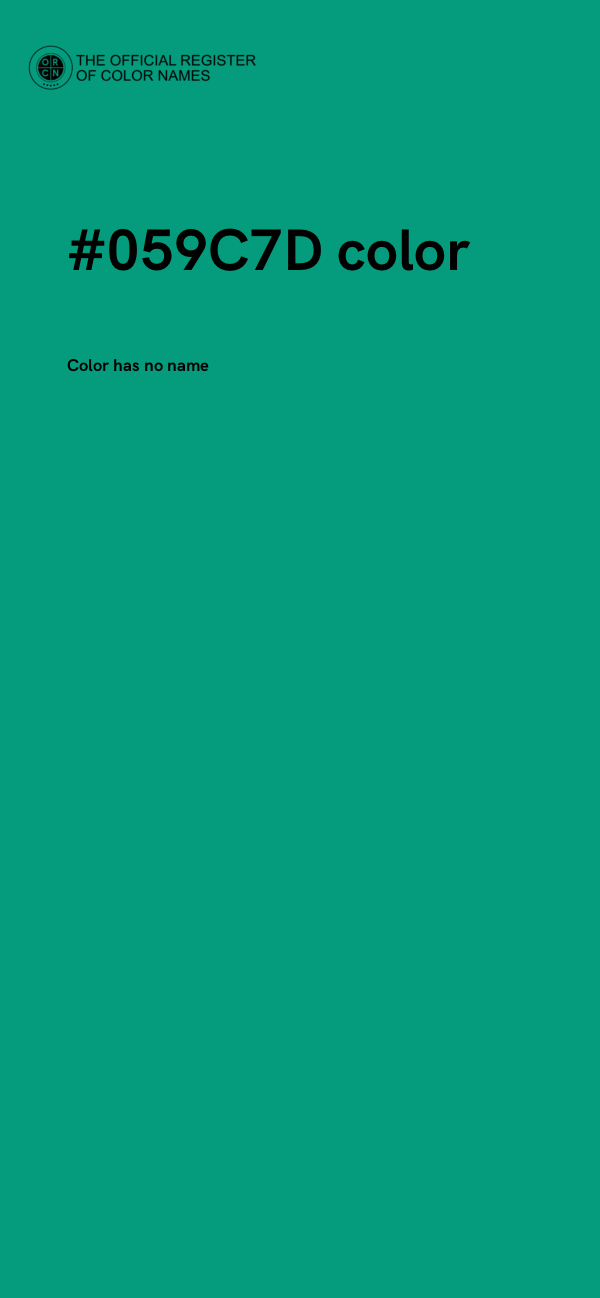 #059C7D color image