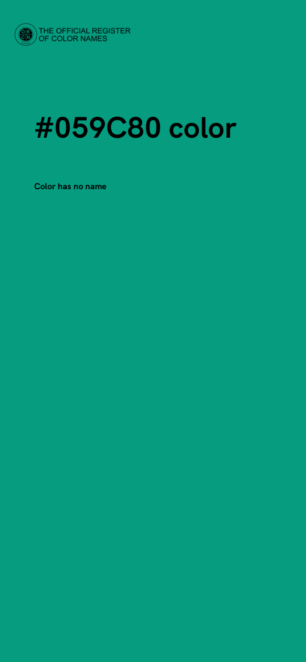 #059C80 color image