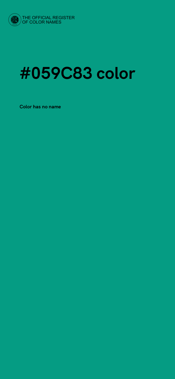 #059C83 color image