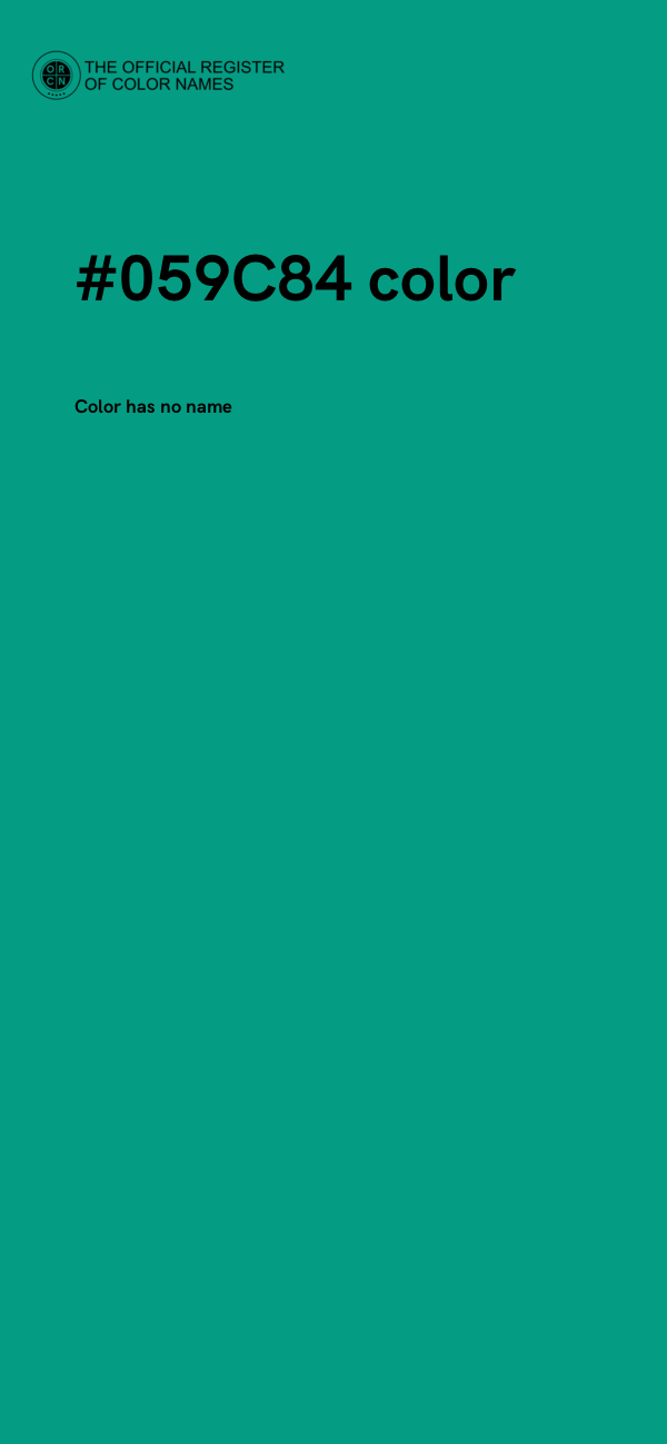 #059C84 color image