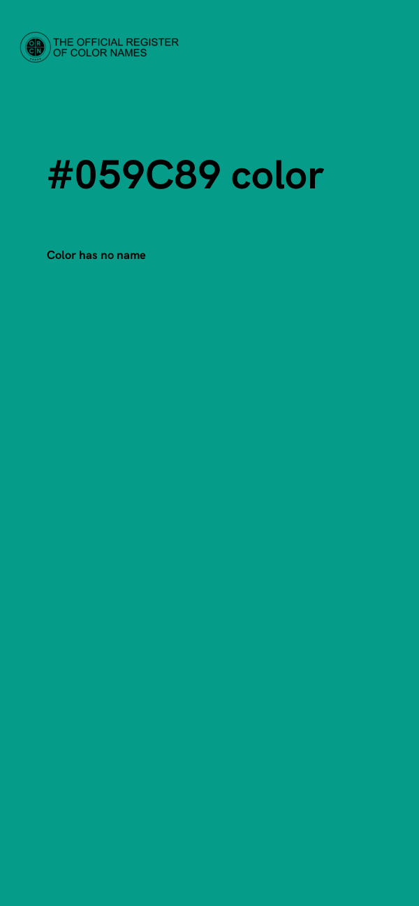 #059C89 color image
