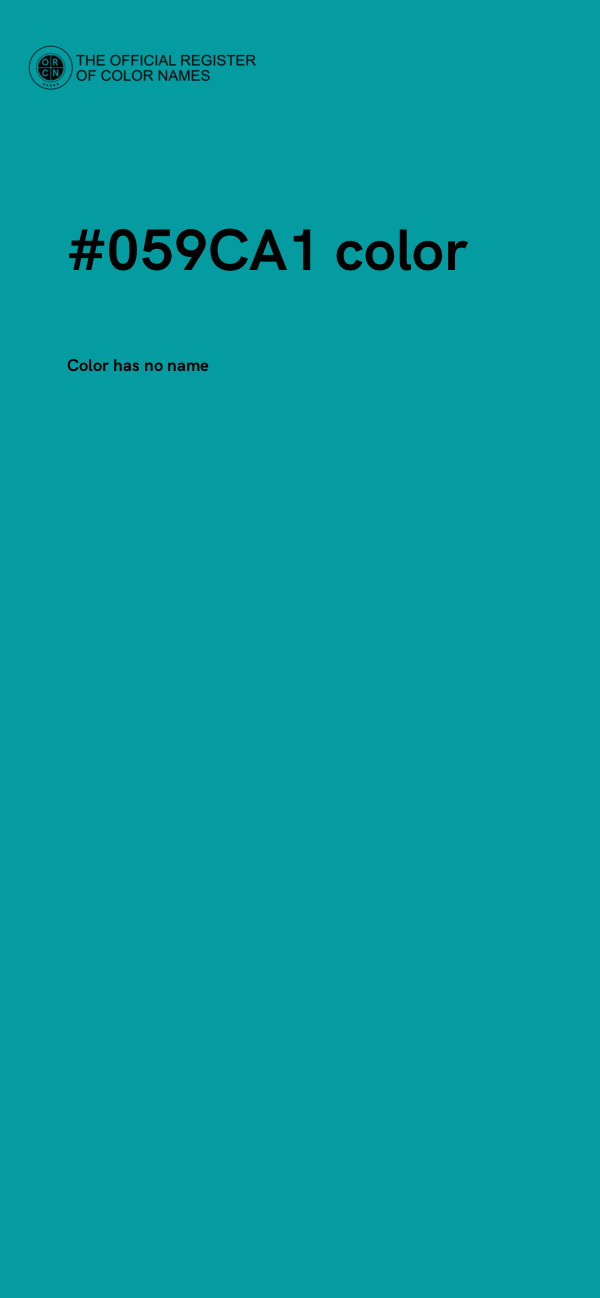 #059CA1 color image
