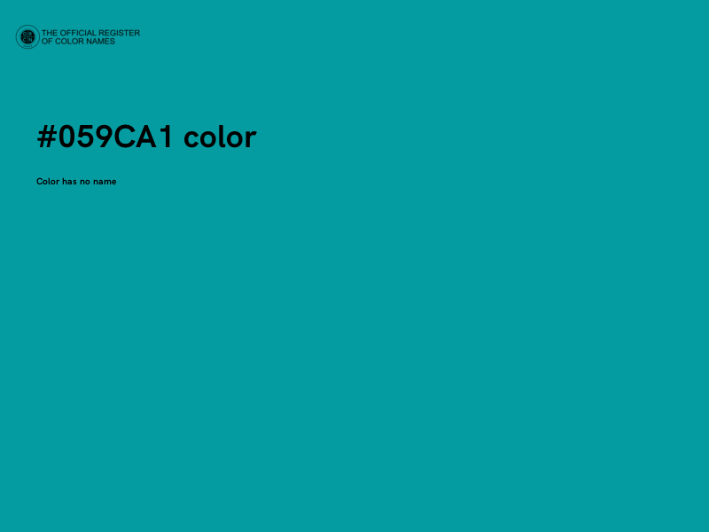 #059CA1 color image