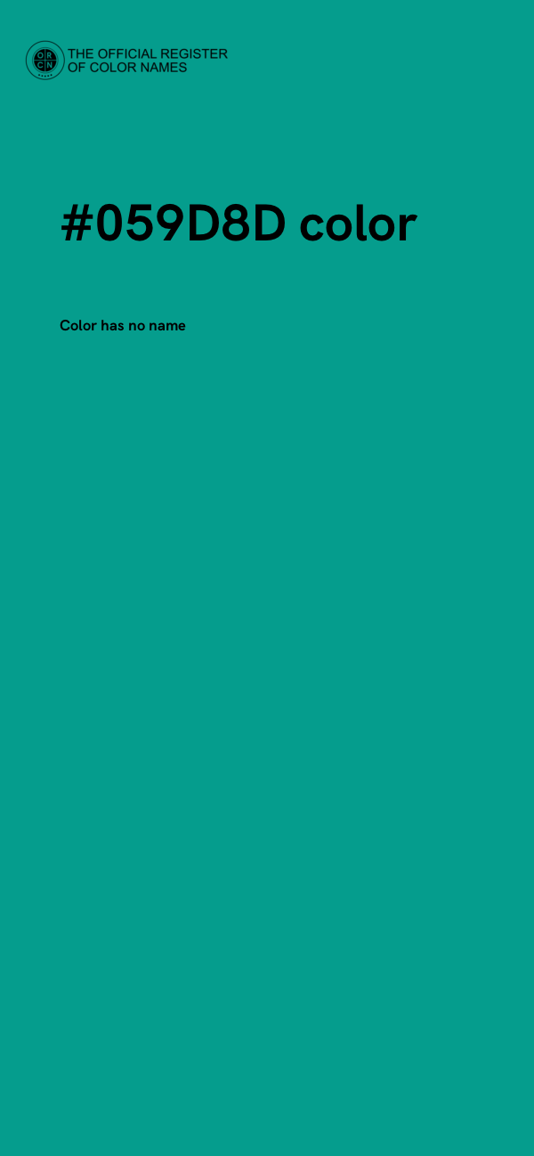 #059D8D color image