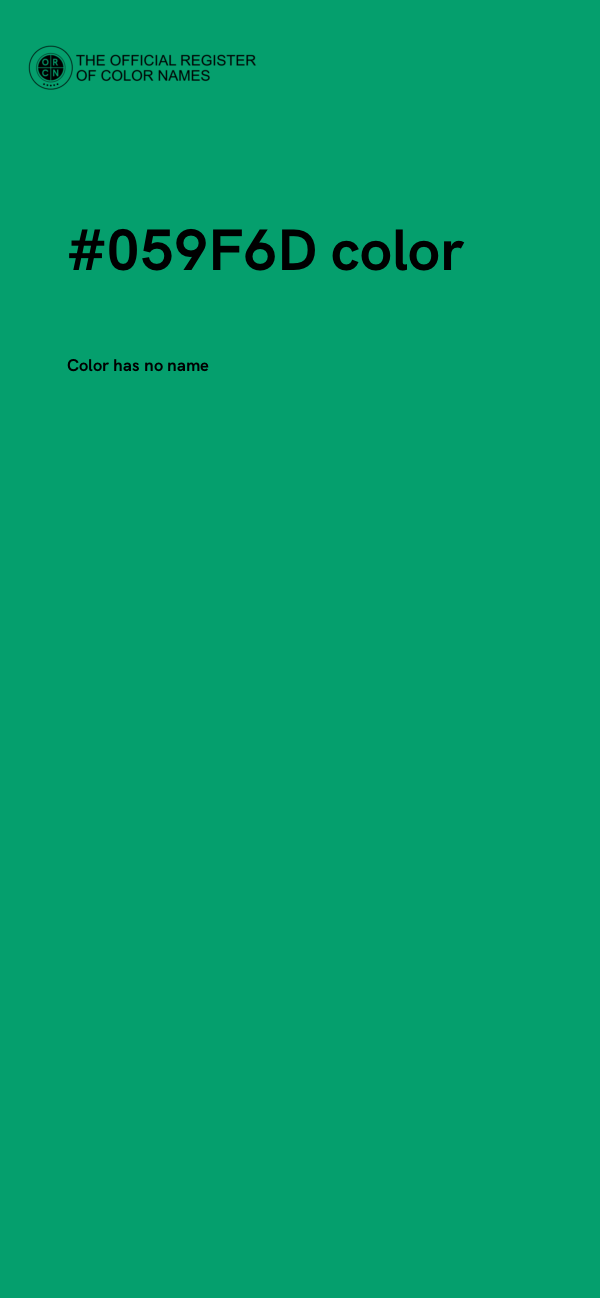 #059F6D color image