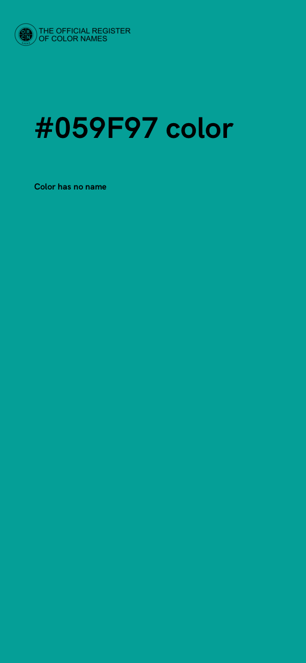 #059F97 color image