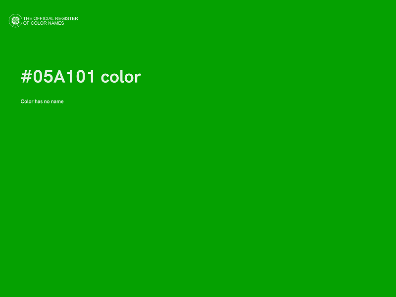 #05A101 color image