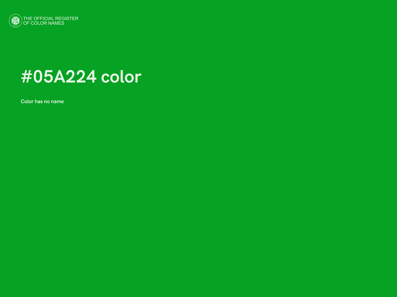 #05A224 color image