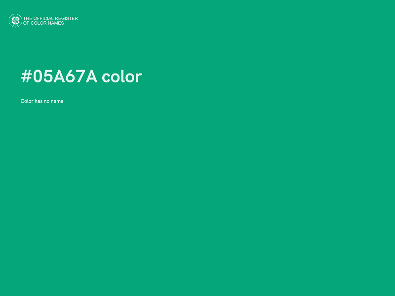 #05A67A color image