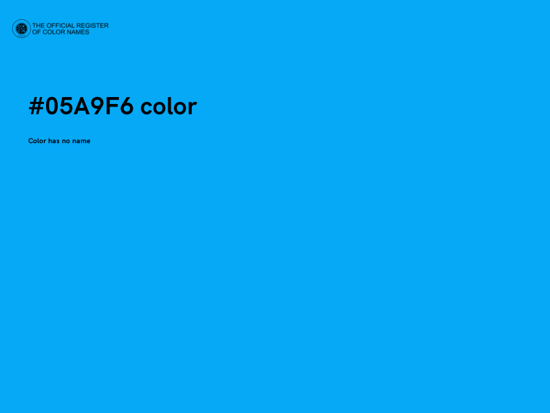 #05A9F6 color image