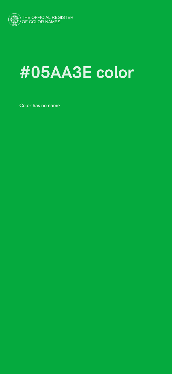 #05AA3E color image