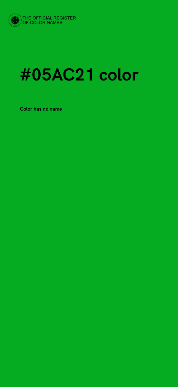 #05AC21 color image