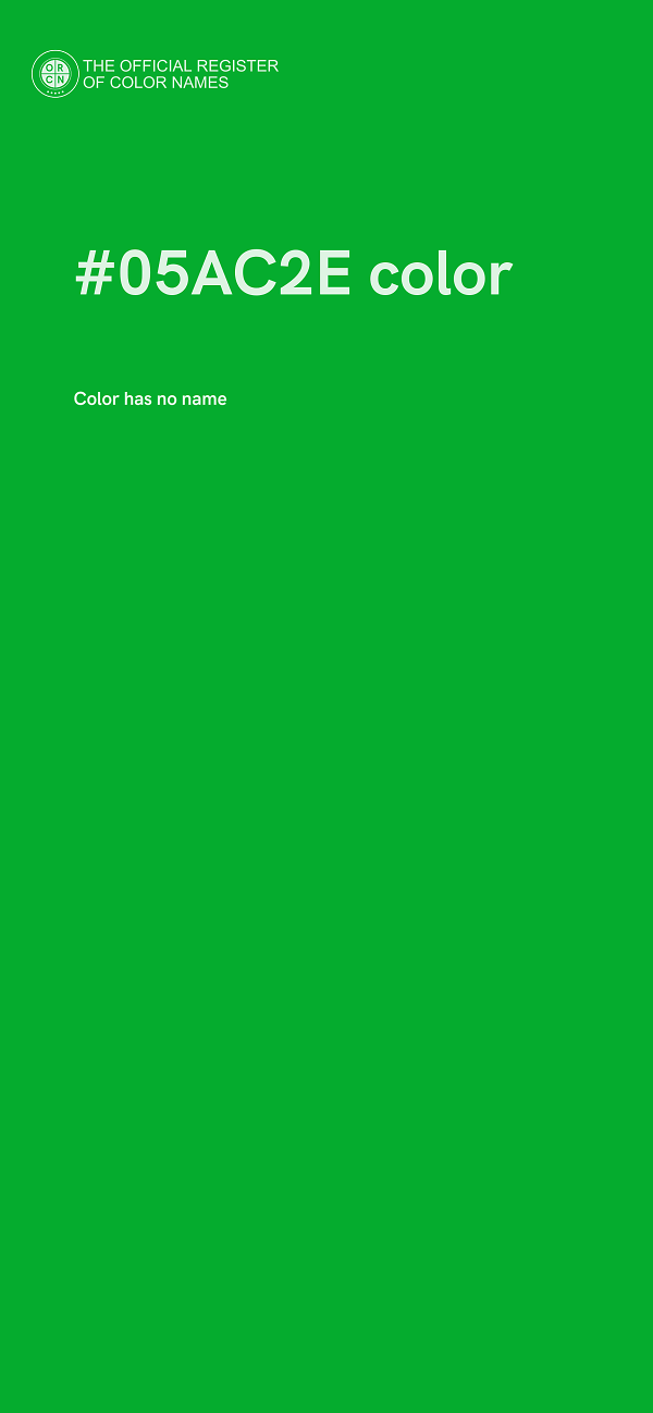 #05AC2E color image