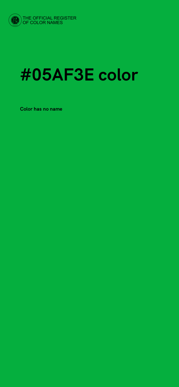 #05AF3E color image