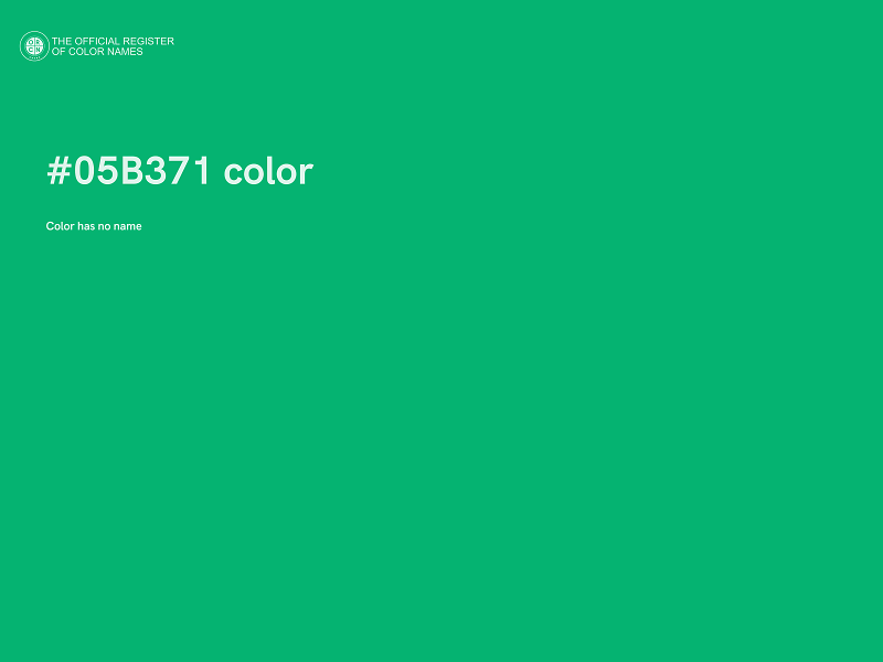 #05B371 color image