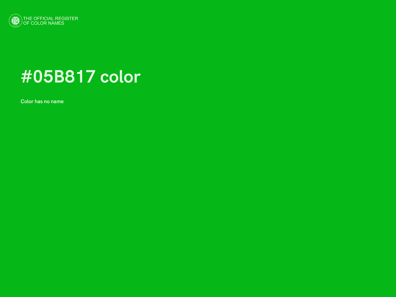 #05B817 color image