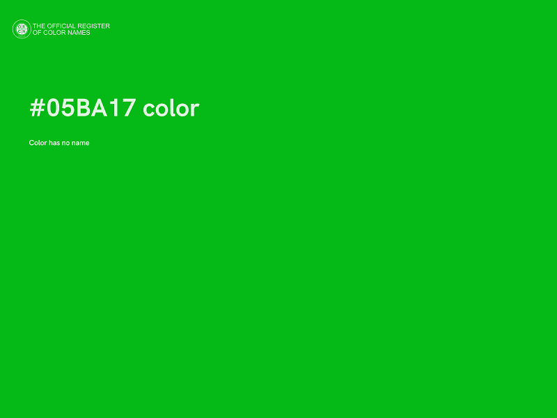 #05BA17 color image