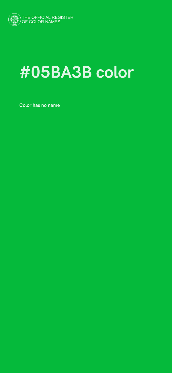 #05BA3B color image