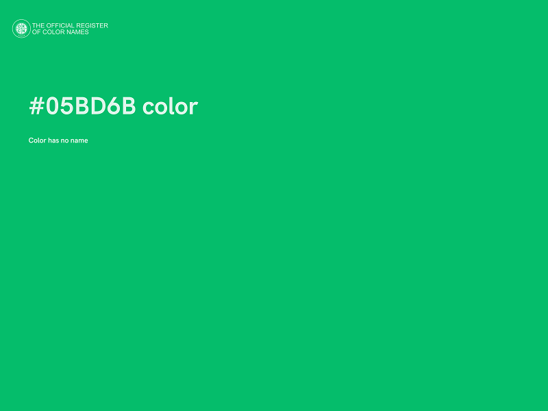 #05BD6B color image