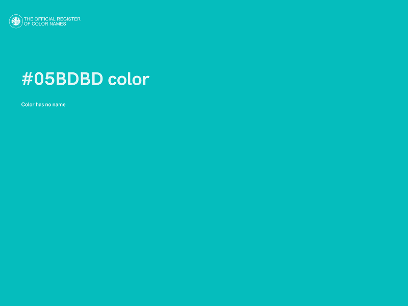 #05BDBD color image