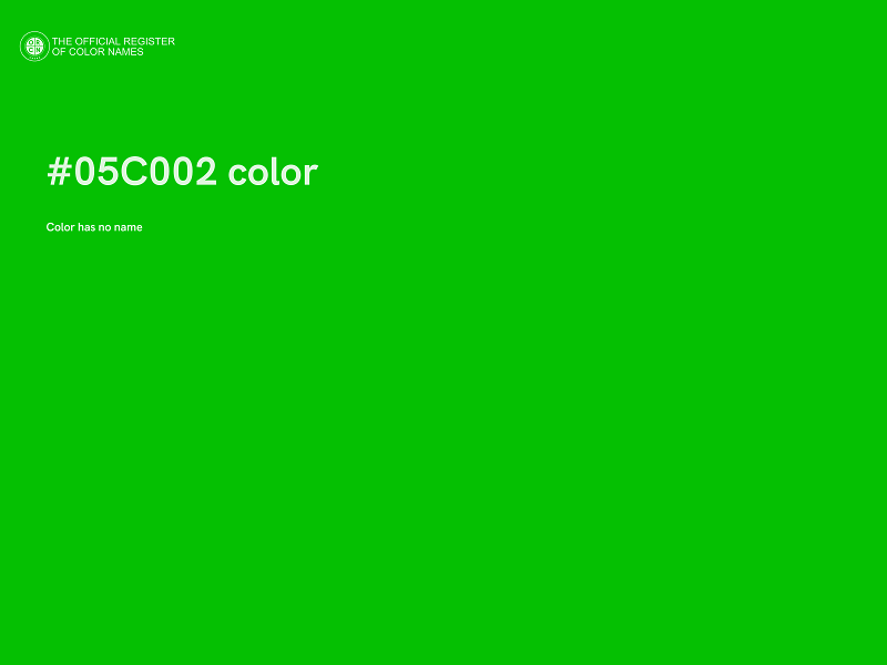 #05C002 color image
