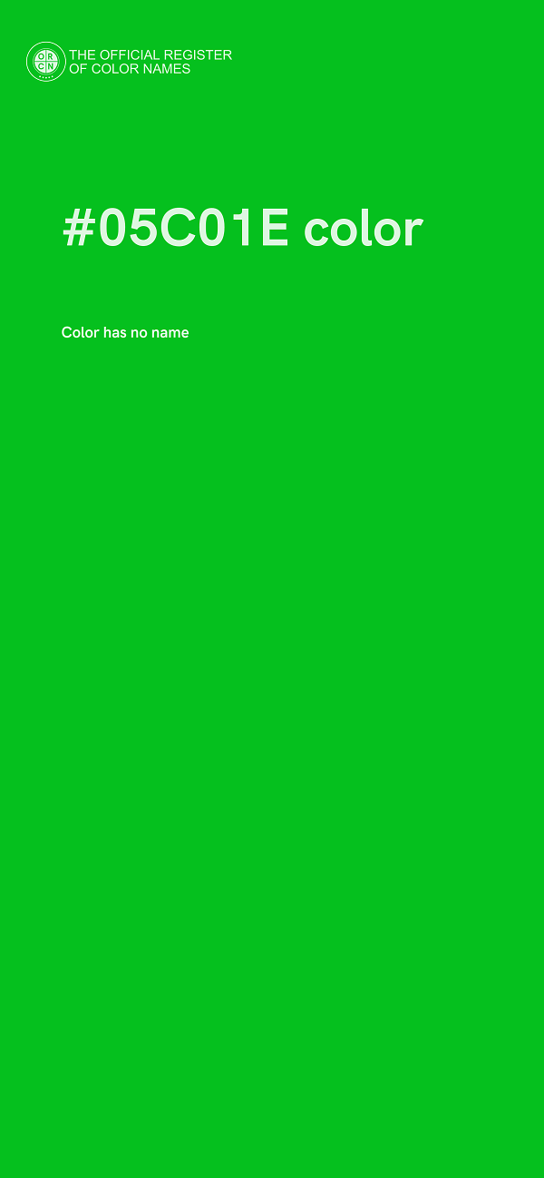 #05C01E color image