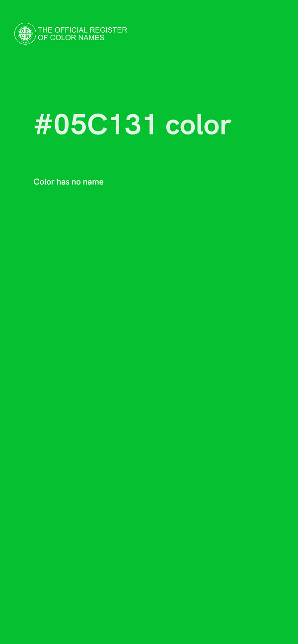 #05C131 color image