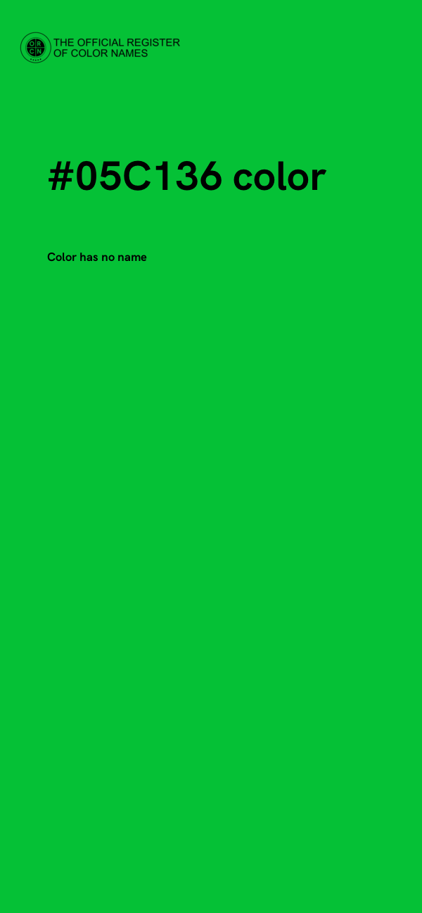 #05C136 color image