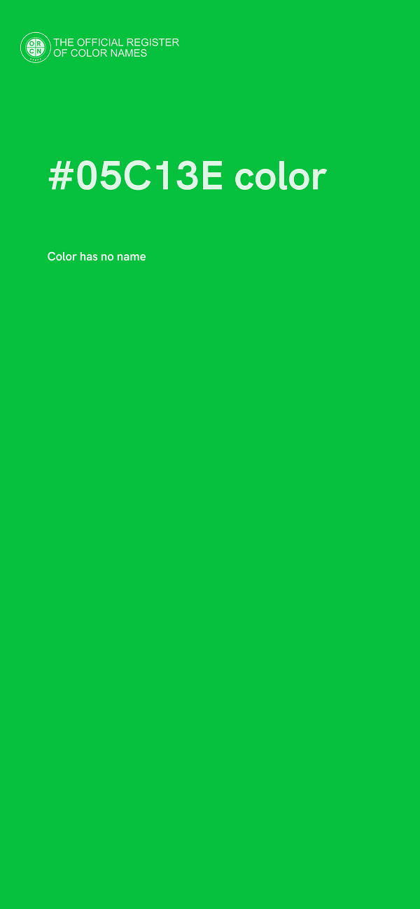 #05C13E color image