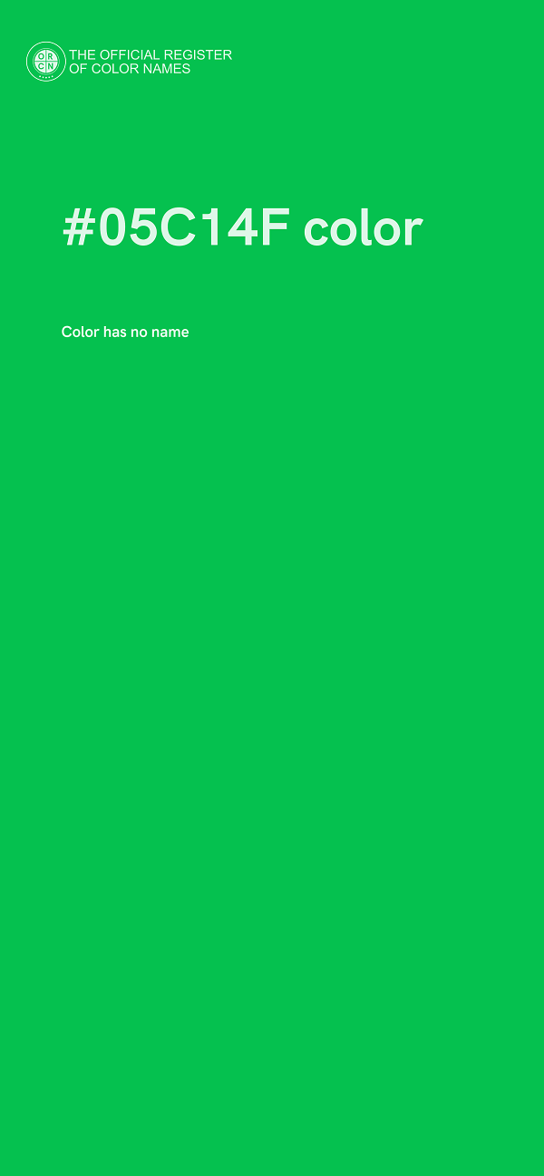 #05C14F color image