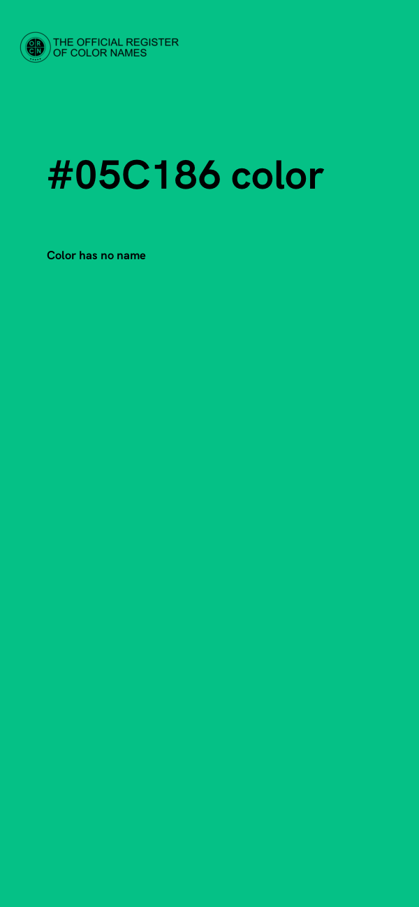 #05C186 color image