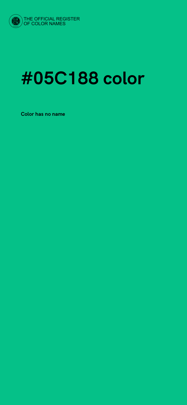 #05C188 color image