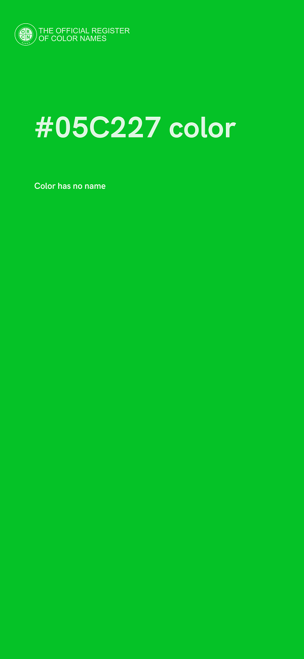 #05C227 color image