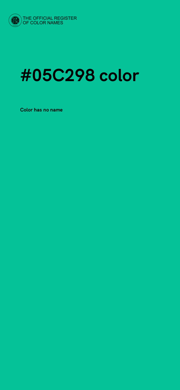 #05C298 color image