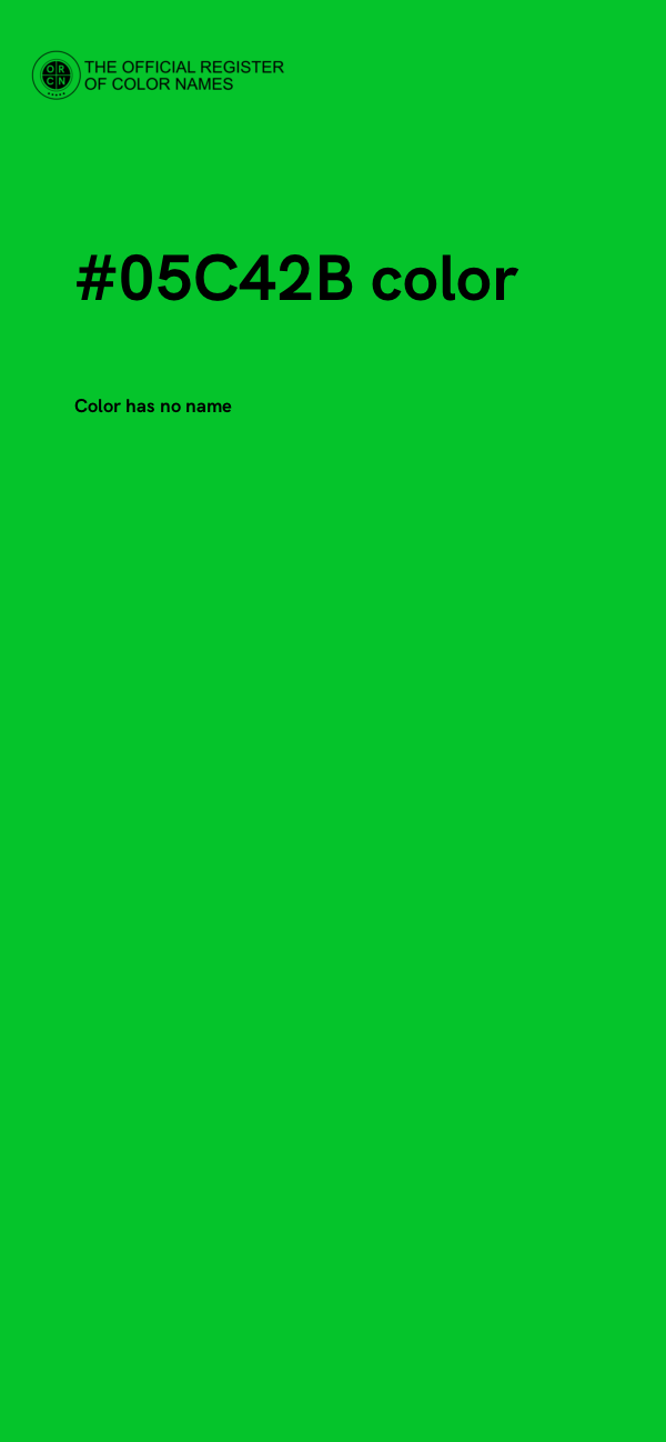 #05C42B color image