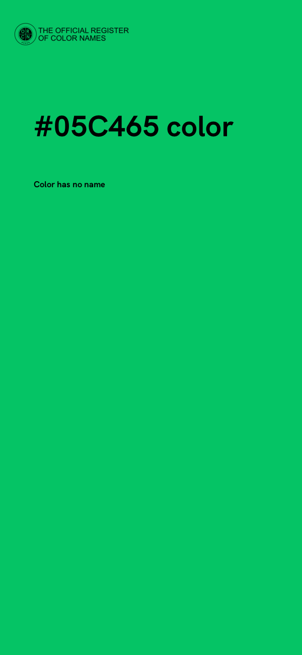 #05C465 color image
