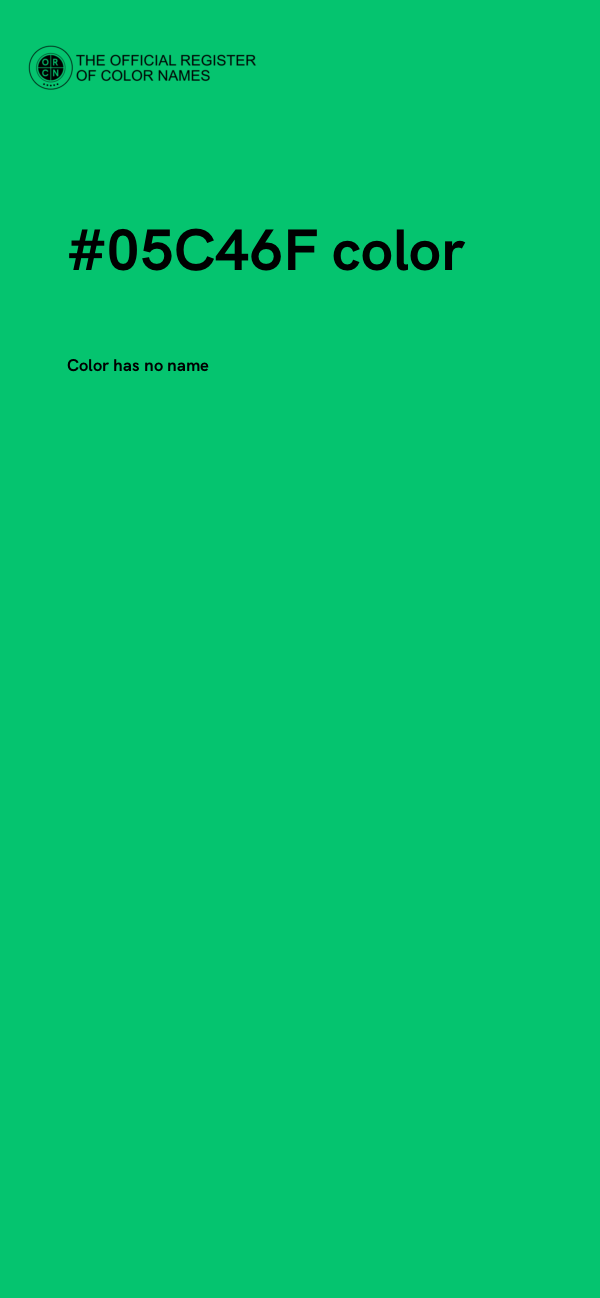 #05C46F color image