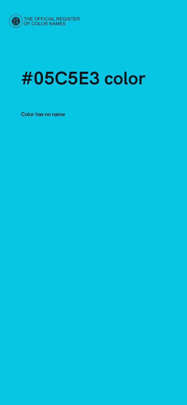 #05C5E3 color image