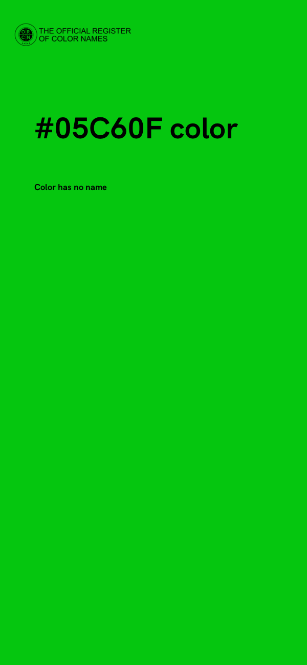 #05C60F color image