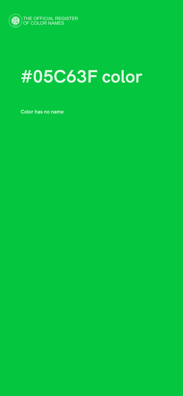 #05C63F color image