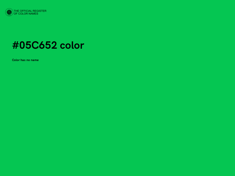 #05C652 color image