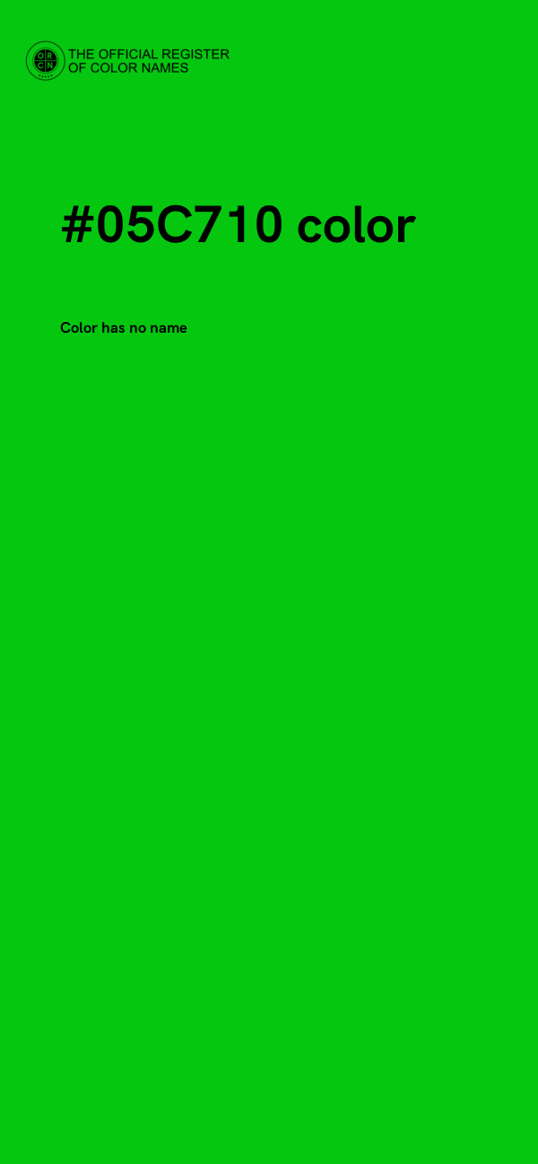 #05C710 color image